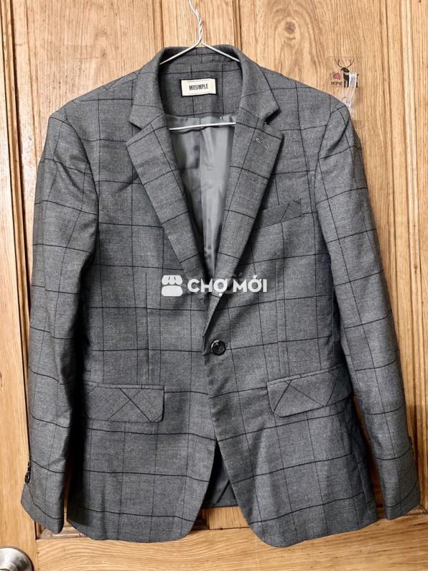 Áo Blazer MR SIMPLE Nam size S Xám