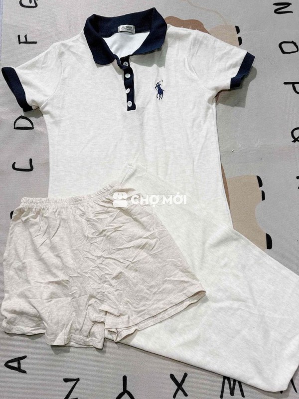 Váy liền nữ dáng dài vải thun