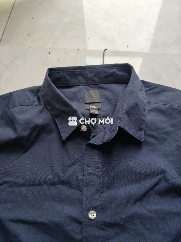Áo sơ mi H&M nam Slim Fit size L