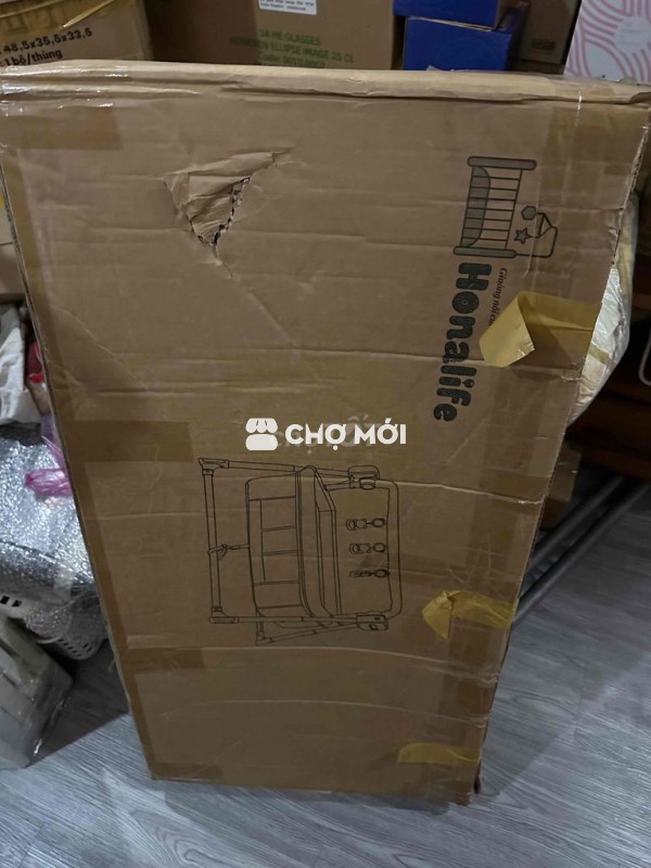 Nôi điện Hanolife Xám Vải