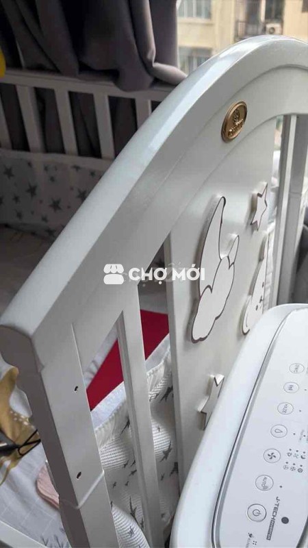 Nôi cũi Chilux Gỗ Trắng