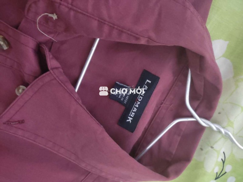 Áo sơ mi LANDMARK Nam Đỏ đô size M