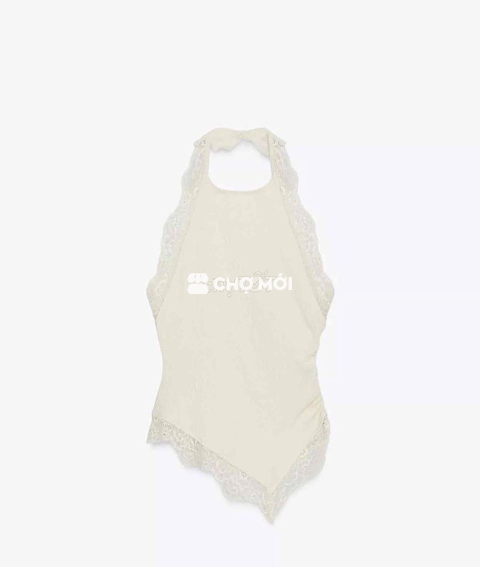 Áo Zara Nữ Ren Trắng kem