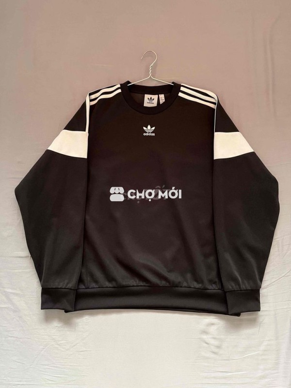 Áo sweater Adidas Unisex Đen trắng