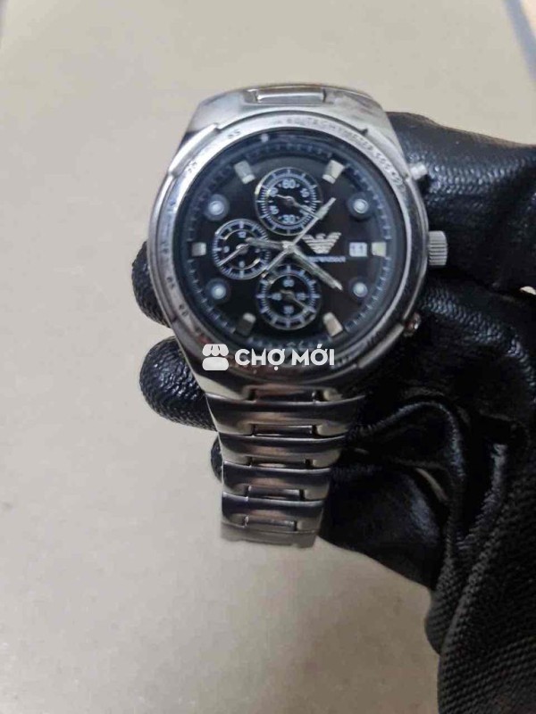 Đồng hồ Emporio Armani Nam Bạc Thép không gỉ