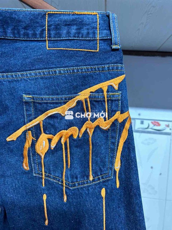 Quần jean nam Tommy vải jean Mới 98%