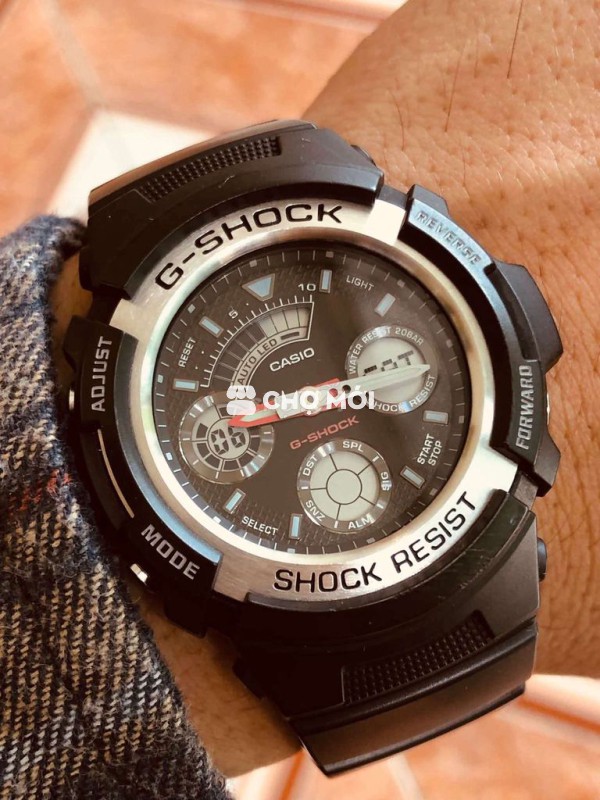 Đồng hồ Casio G-Shock AW-590 Đen