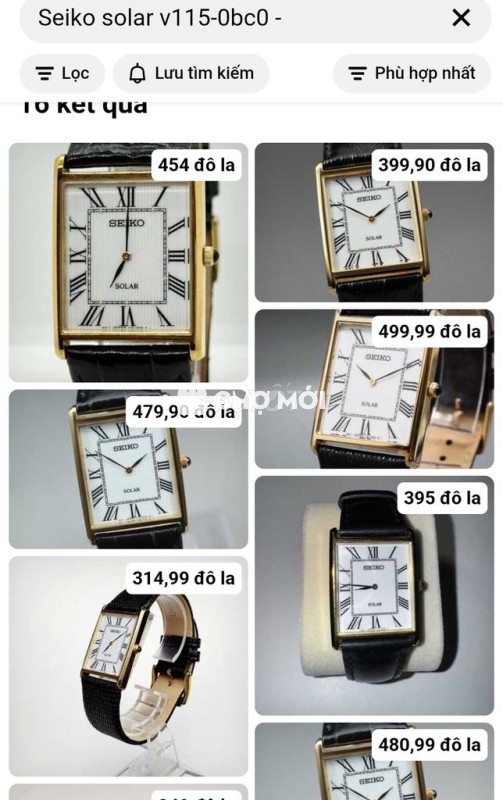 Đồng hồ đeo tay Seiko Solar V115-0bc0 Nam