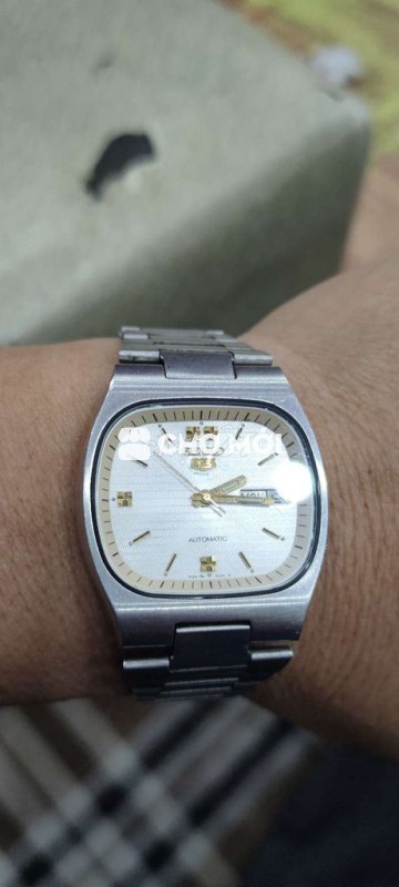 Đồng hồ Seiko 5 Nam Thép Bạc