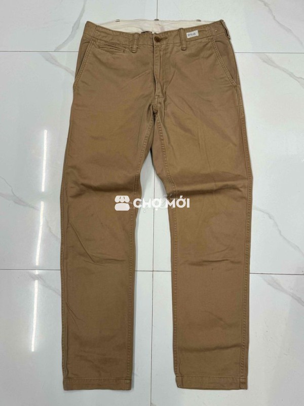 Quần kaki Uniqlo nam Kaki size 30