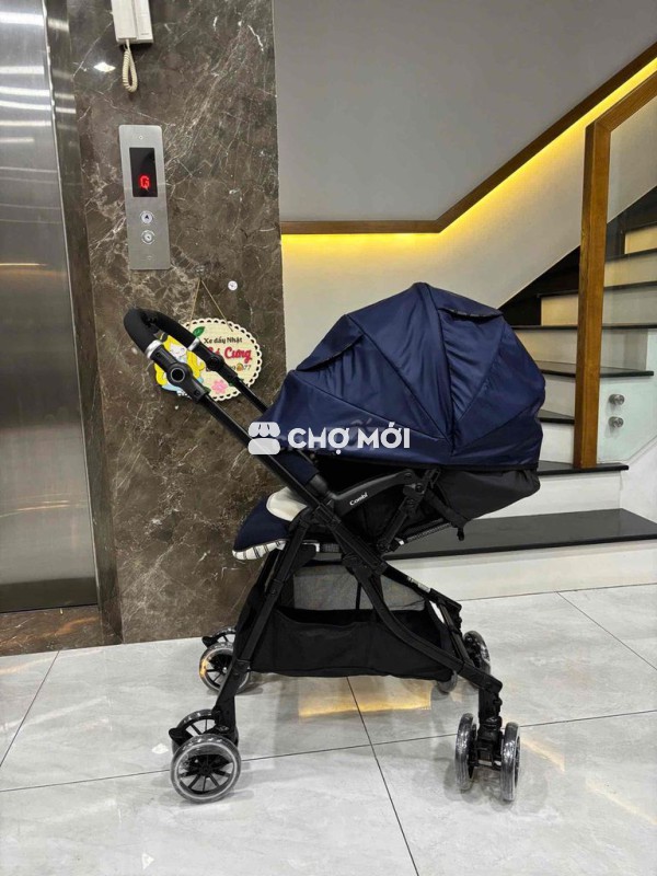 Xe đẩy Combi Sugocal Compact 4cas navy