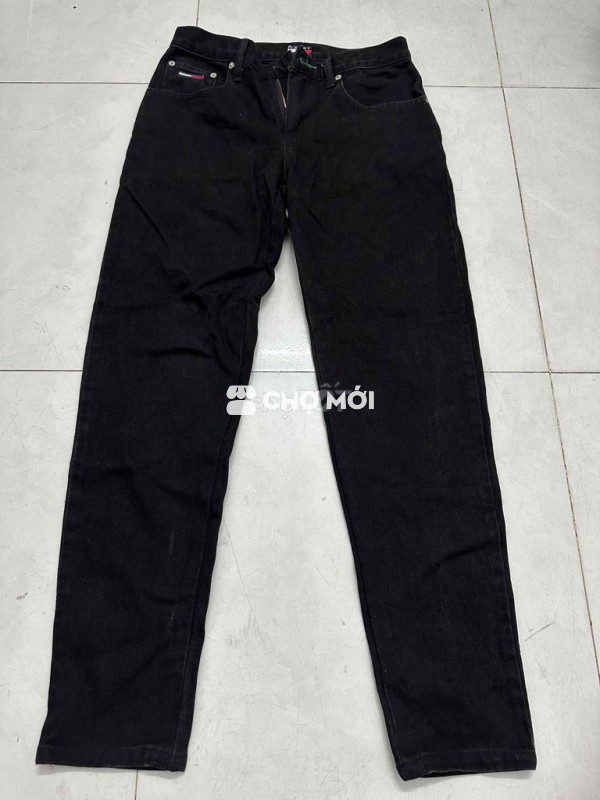Quần jean nam Tommy Jeans đen size 30
