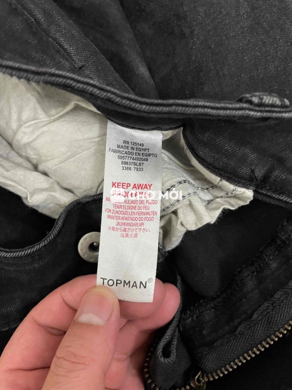 Quần biker TOPMAN Nam size 32