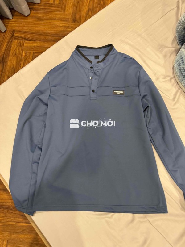 Áo nỉ nam Xanh navy size S Mới 99%