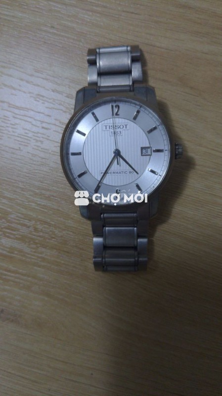 Đồng hồ Tissot Powermatic 80 Titanium Bạc Nam