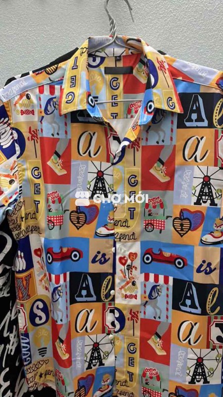 Áo sơ mi nam Cotton Hoạt hình