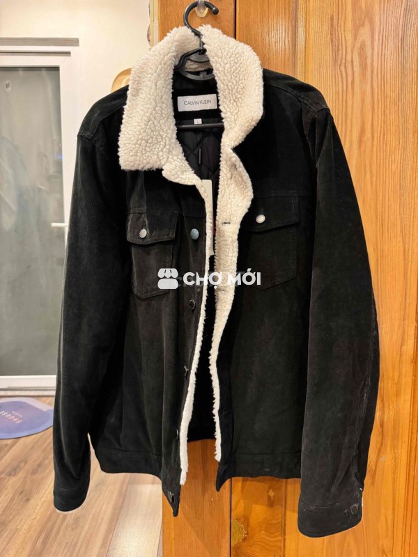 Áo khoác Calvin Klein Jean nhung Nam size L
