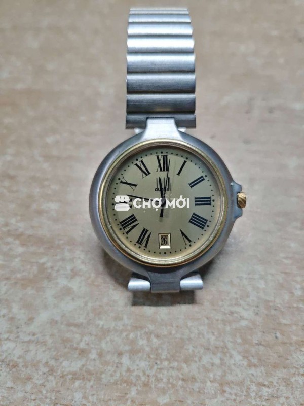 Đồng hồ Dunhill nam kim loại bạc