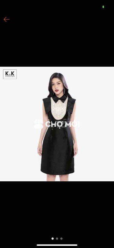 Đầm K&K Fashion Nữ Lụa Đen