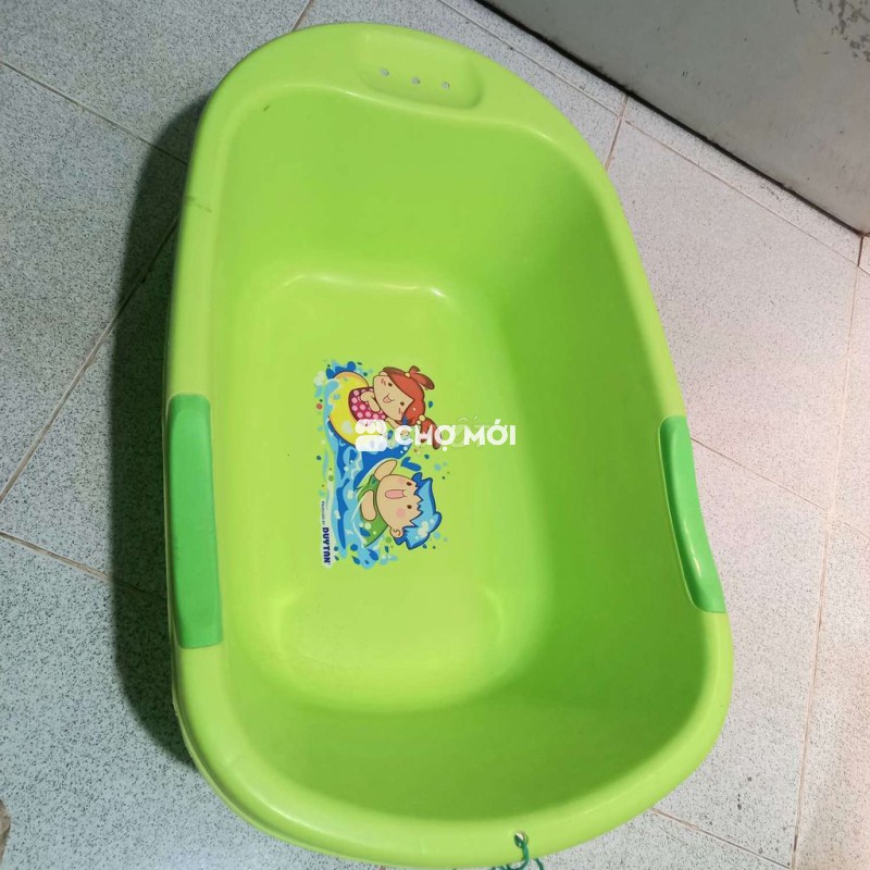 Thau tắm em bé Duy Tân Nhựa Xanh lá