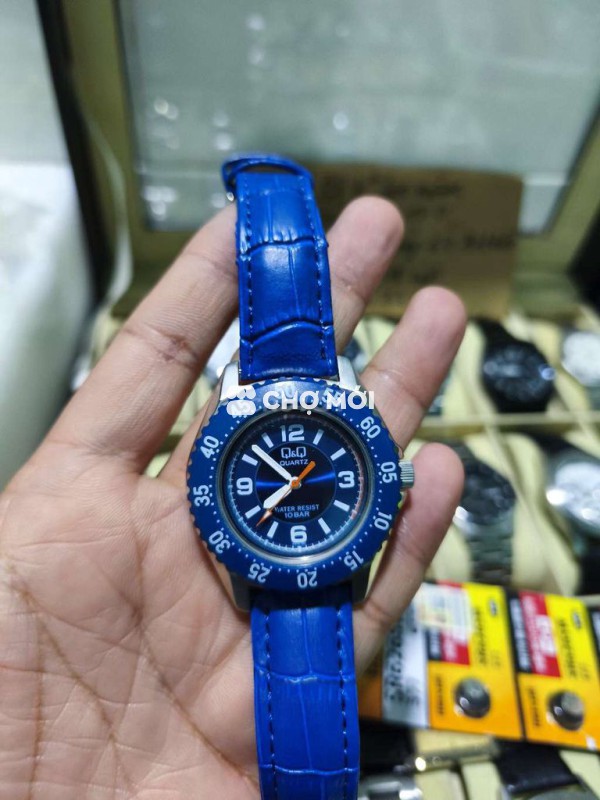 Đồng hồ Q&Q Nam Thể thao Xanh