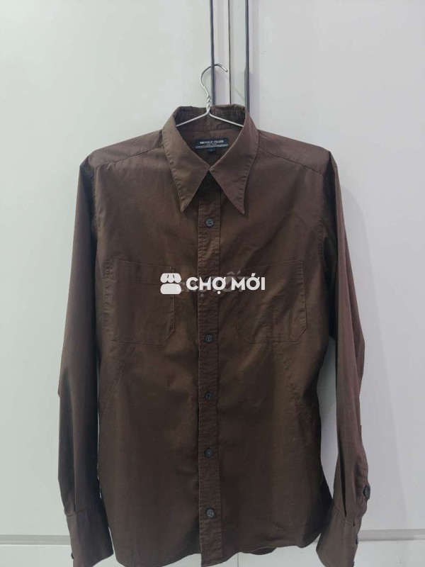 Áo sơ mi nam Slimfit Nâu