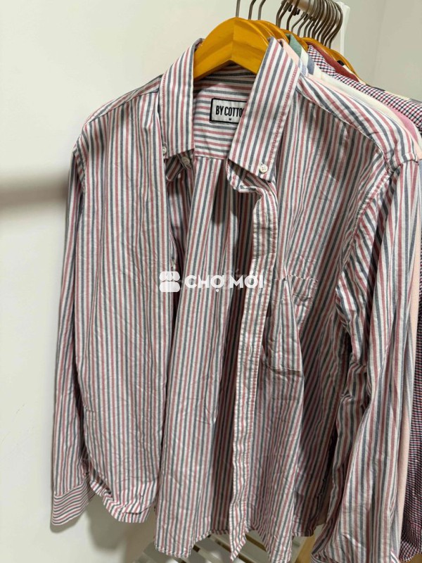 Áo sơ mi nam BY COTTON Cotton Sọc