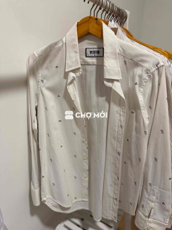 Áo sơ mi nam Cotton trắng