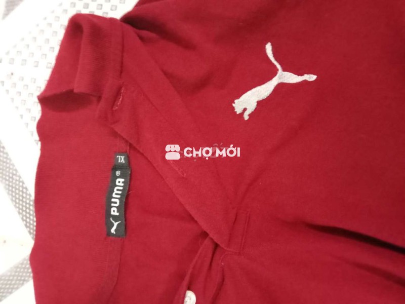Áo thun Puma nam size L Đỏ