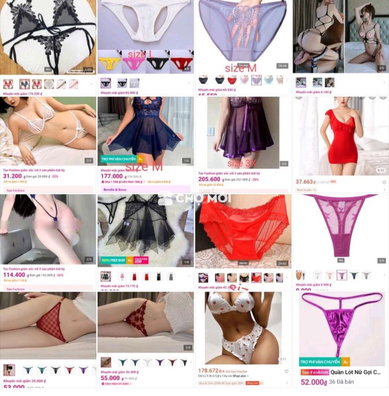 Đồ ngủ nữ vải ren Đen