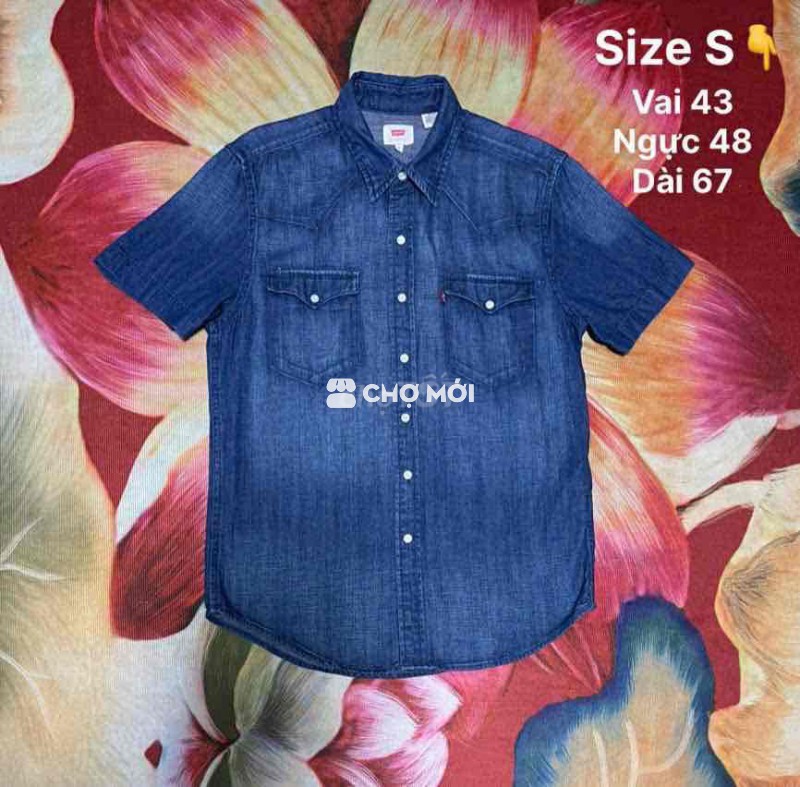 Áo sơ mi Levis Jean Nam size S, like new