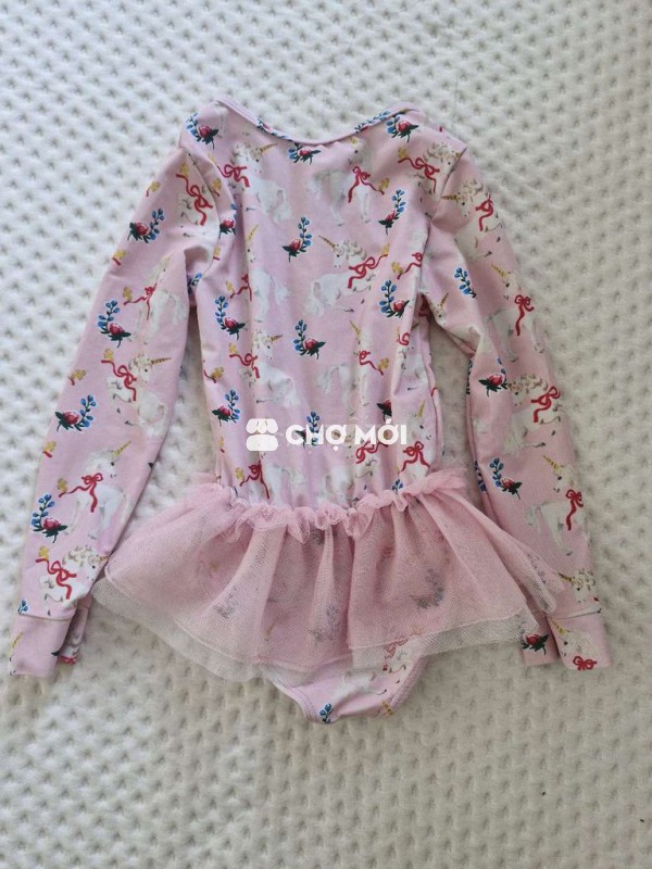 Đồ bơi bé gái Cotton dài tay