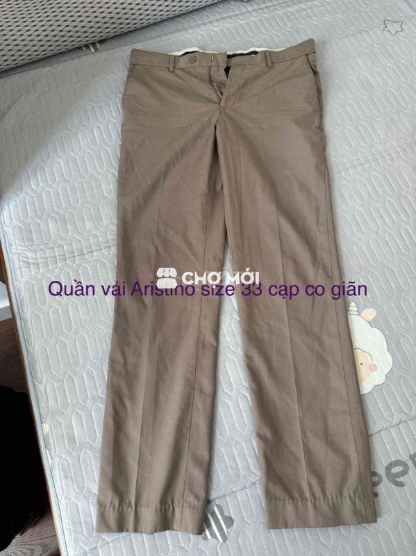 Quần vải Aristino Nam size 33 Nâu
