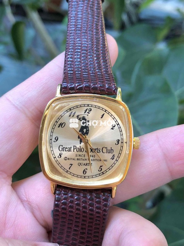 Đồng hồ đeo tay Nam Japan dáng vuông độ mới cao