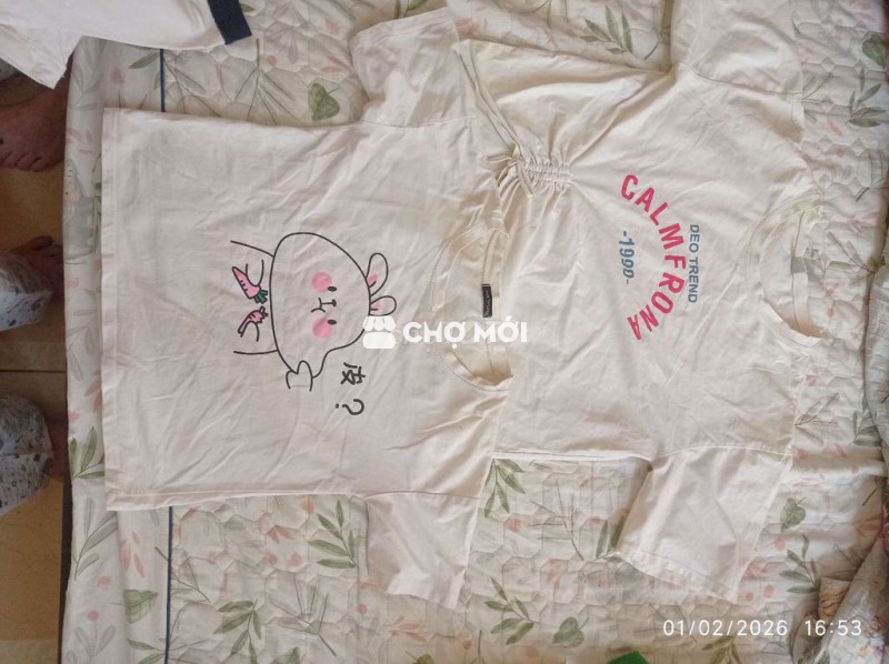 Áo thun nữ vải mềm còn mới