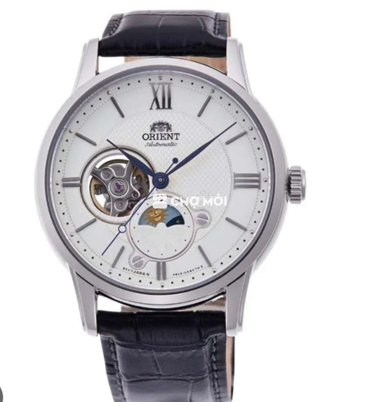 Đồng hồ Orient Nam Automatic Trắng kim xanh