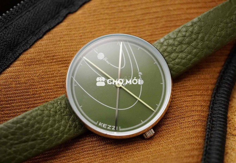 Đồng hồ KEZZI Orbit Dial Xanh 38mm Chính Hãng