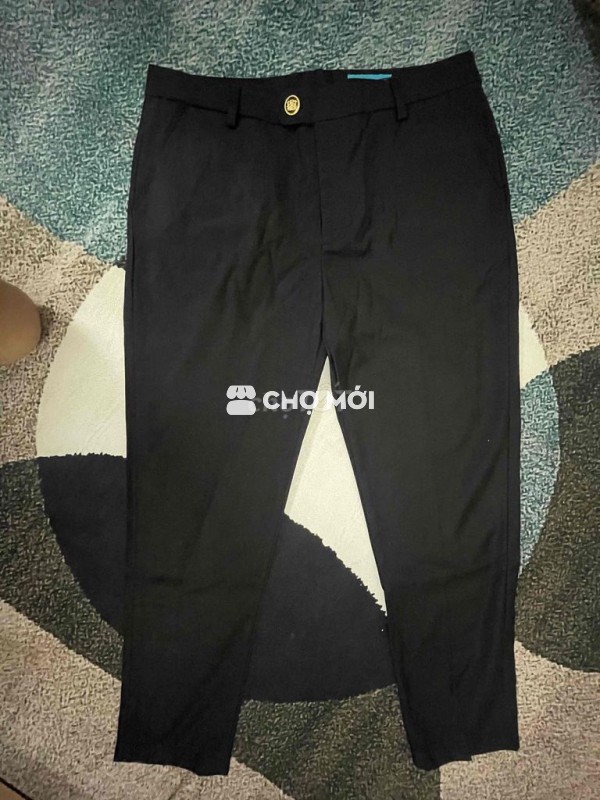 Quần âu nam dáng cộc Đen XL