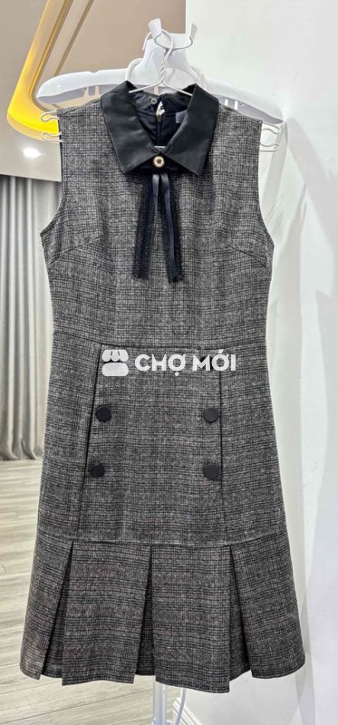 Đầm nữ vải tweed ôm tôn dáng Freesize