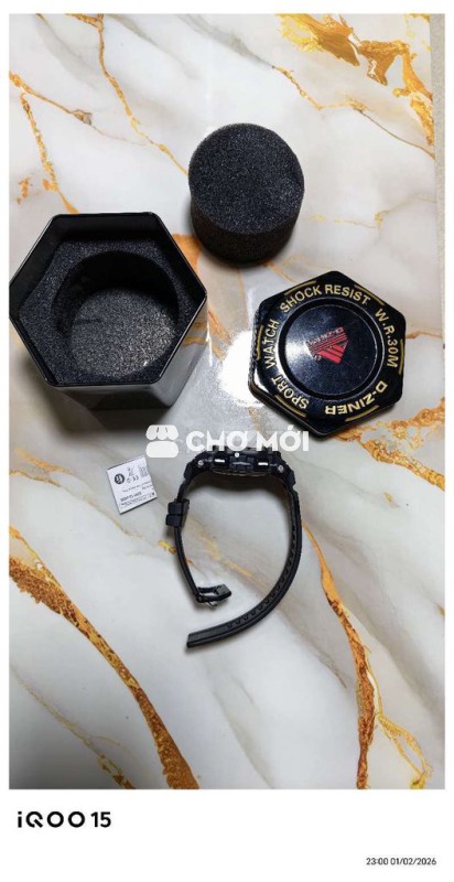 Đồng hồ D-ZINER Nam Đen Thép không gỉ