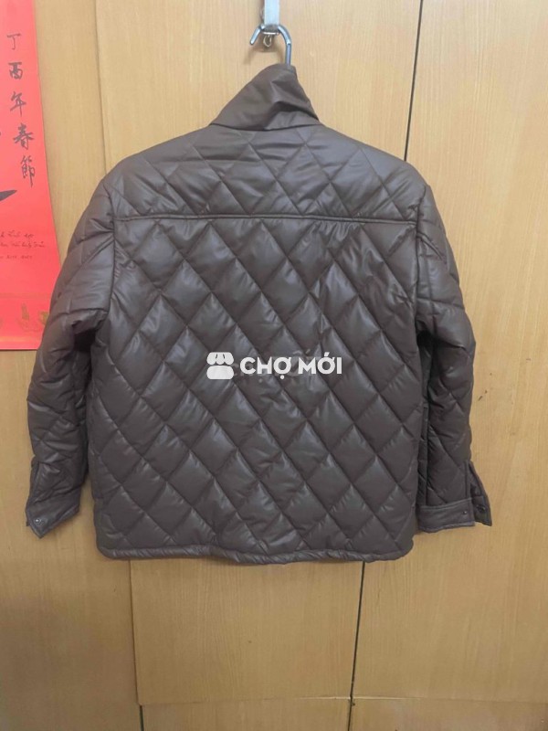 Áo khoác nam da nâu