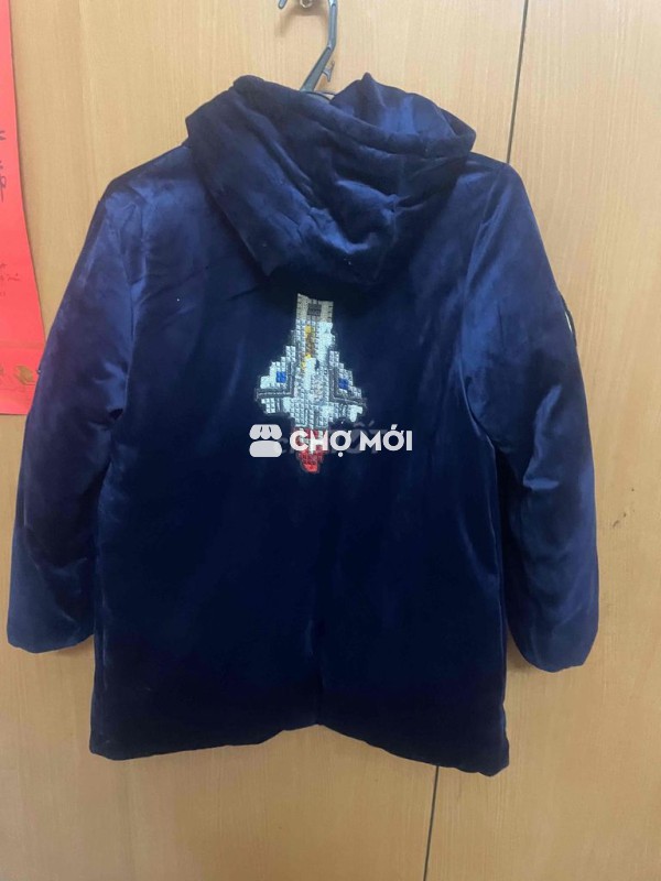 Áo khoác nam Nhung Xanh navy