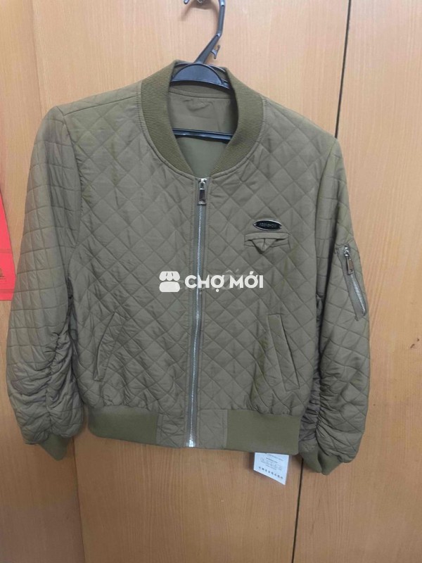 Áo khoác bomber nam vải chần bông