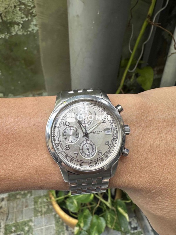 Đồng hồ Burberry Nam 38mm Thép