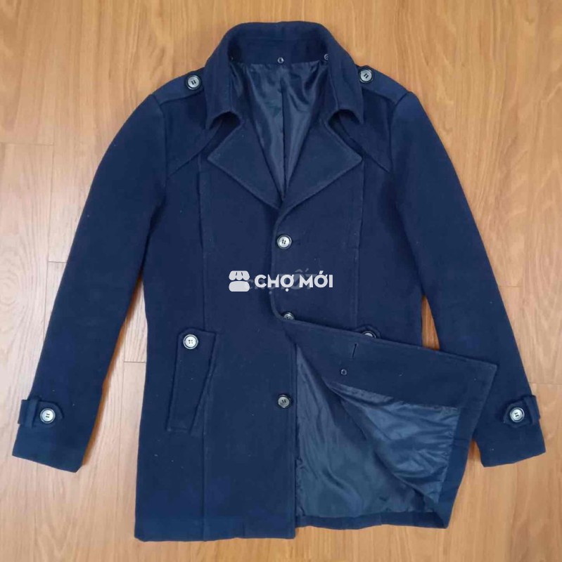 Măng tô dạ nỉ mềm size nhỏ dáng lịch sự ôm body