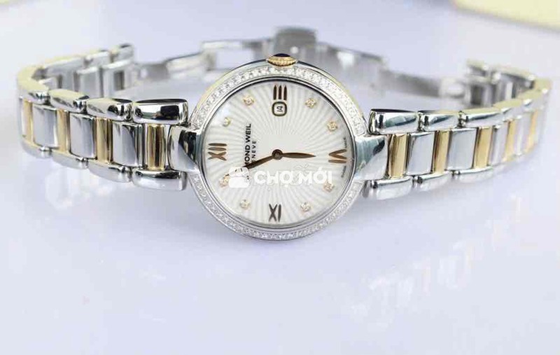 ĐH Nữ : Raymond Weil Kim Cương Full 2 Thẻ Bảo Hành
