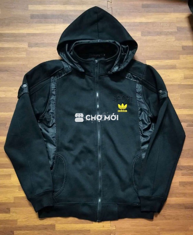 Áo khoác Nỉ Phối có mũ