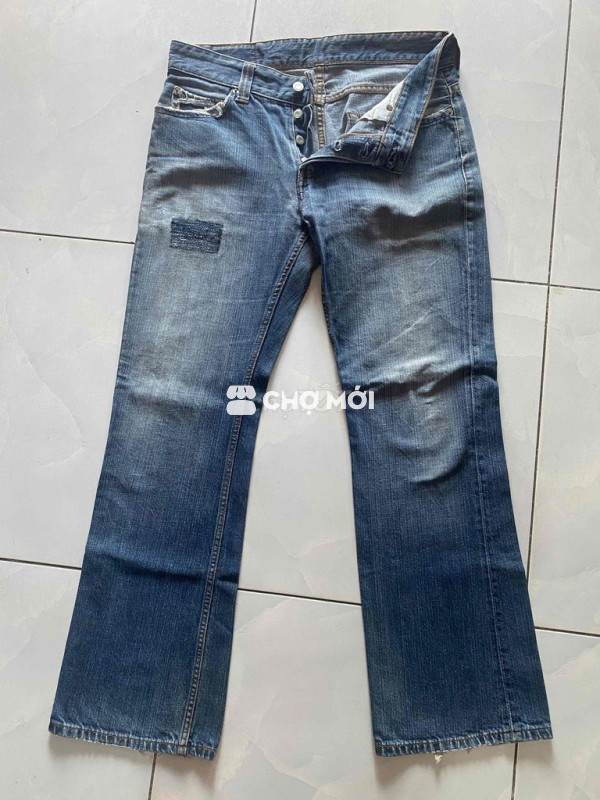 Quần jean Levis 512 Nam Xanh