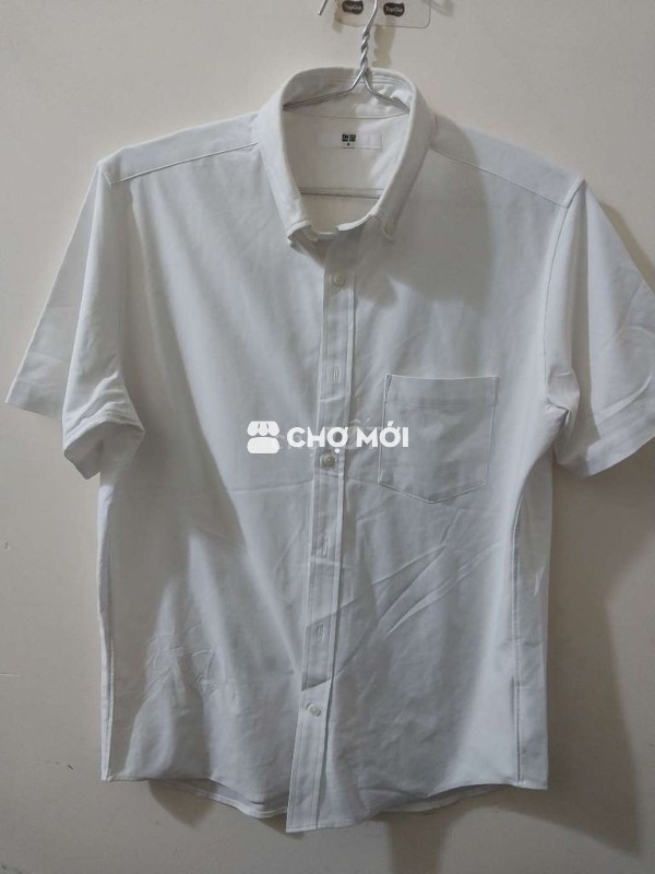 Áo sơ mi Uniqlo tay ngắn size M