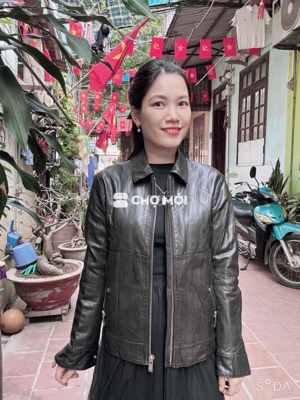 Áo khoác da BON nữ size M